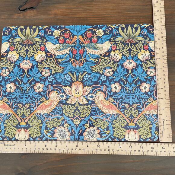 Pimpernel William Morris “Strawberry Thief” Placemats Set of 12 Arts & Crafts - Picture 10 of 12